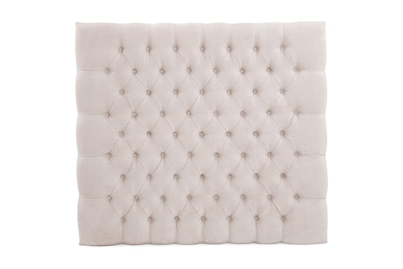 Sängynpääty Estelle 140 cm Sametti - Beige - Huonekalut - Sänky - Sängyn lisävarusteet & sängynpäädyt - Sängynpääty