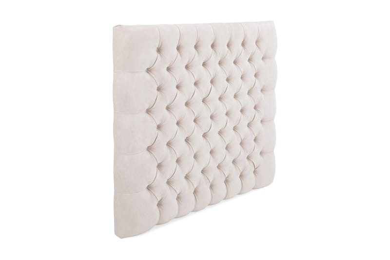 Sängynpääty Estelle 140 cm Sametti - Beige - Huonekalut - Sänky - Sängyn lisävarusteet & sängynpäädyt - Sängynpääty