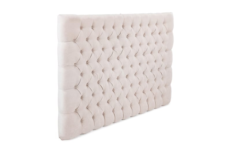Sängynpääty Estelle 160 cm Sametti - Beige - Huonekalut - Sänky - Sängyn lisävarusteet & sängynpäädyt - Sängynpääty