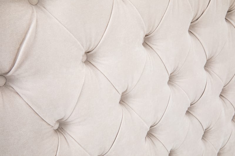 Sängynpääty Estelle 160 cm Sametti - Beige - Huonekalut - Sänky - Sängyn lisävarusteet & sängynpäädyt - Sängynpääty