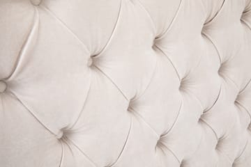Sängynpääty Estelle 180 cm Sametti - Beige - Huonekalut - Sänky - Sängyn lisävarusteet & sängynpäädyt - Sängynpääty