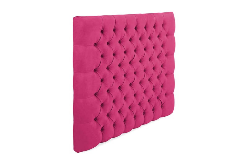 Sängynpääty Estelle 90 cm Sametti - Roosa - Huonekalut - Sänky - Sängyn lisävarusteet & sängynpäädyt - Sängynpääty