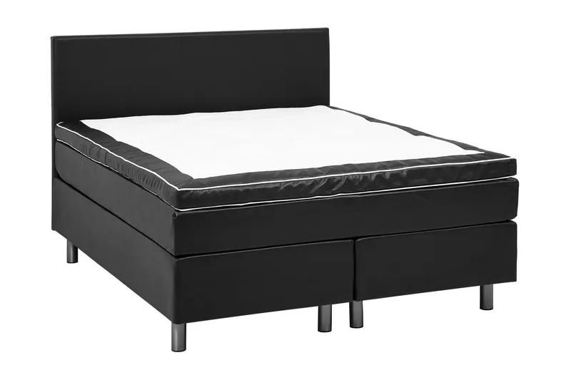 Sängynpääty Gatsby 160 cm Keinonahka - Musta - Huonekalut - Sänky - Sängyn lisävarusteet & sängynpäädyt - Sängynpääty