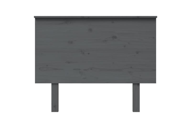 Sängynpääty harmaa 104x6x82,5 cm täysi mänty - Harmaa - Huonekalut - Sänky - Sängyn lisävarusteet & sängynpäädyt - Sängynpääty