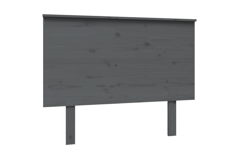 Sängynpääty harmaa 104x6x82,5 cm täysi mänty - Harmaa - Huonekalut - Sänky - Sängyn lisävarusteet & sängynpäädyt - Sängynpääty