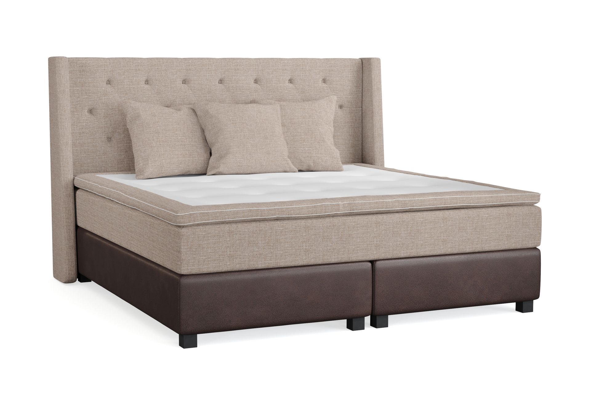 Sängynpääty Havanna 210 - Beige/Ruskea - Huonekalut - Sänky - Sängyn lisävarusteet & sängynpäädyt - Sängynp�ääty