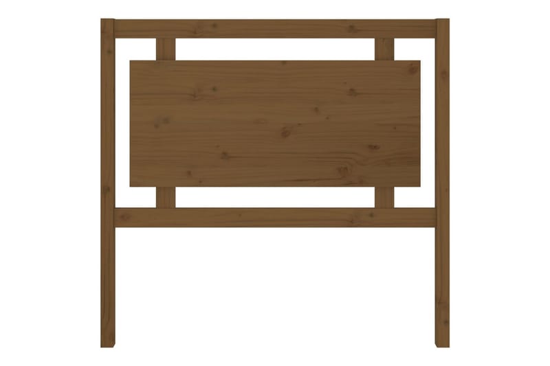 Sängynpääty hunajanruskea 105,5x4x100 cm täysi mänty - Ruskea - Huonekalut - Sänky - Sängyn lisävarusteet & sängynpäädyt - Sängynpääty