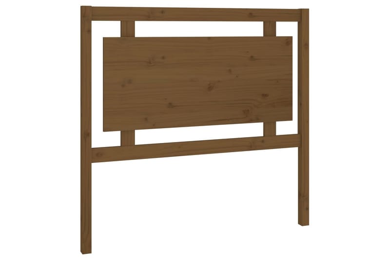 Sängynpääty hunajanruskea 105,5x4x100 cm täysi mänty - Ruskea - Huonekalut - Sänky - Sängyn lisävarusteet & sängynpäädyt - Sängynpääty