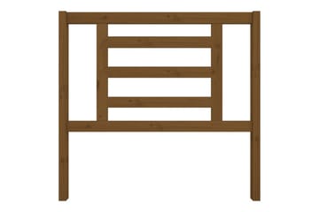 Sängynpääty hunajanruskea 106x4x100 cm täysi mänty - Ruskea - Huonekalut - Sänky - Sängyn lisävarusteet & sängynpäädyt - Sängynpääty