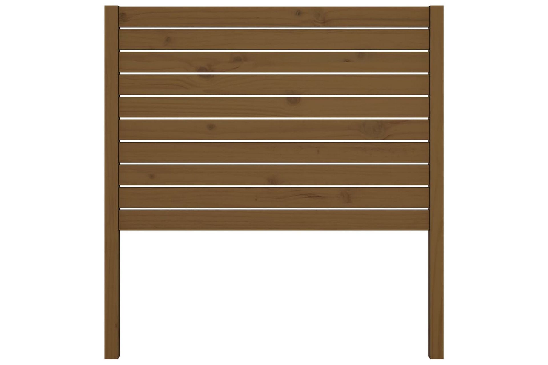 Sängynpääty hunajanruskea 106x4x100 cm täysi mänty - Ruskea - Huonekalut - Sänky - Sängyn lisävarusteet & sängynpäädyt - Sängynpääty