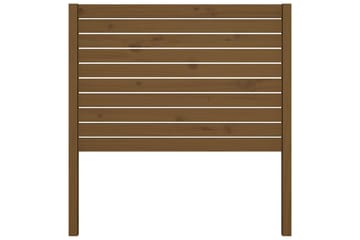 Sängynpääty hunajanruskea 106x4x100 cm täysi mänty - Ruskea - Huonekalut - Sänky - Sängyn lisävarusteet & sängynpäädyt - Sängynpääty