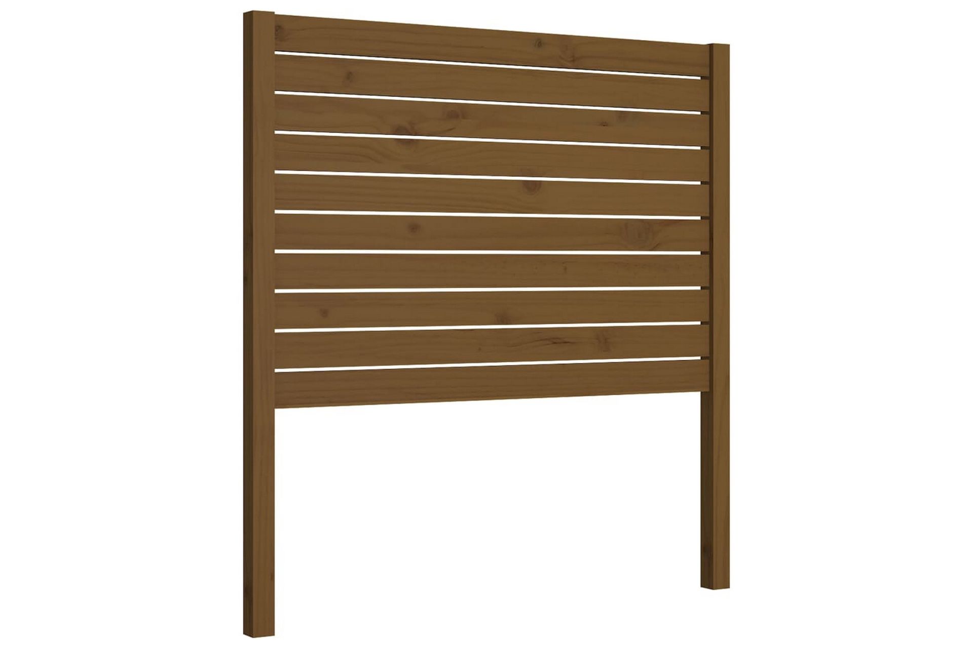 Sängynpääty hunajanruskea 106x4x100 cm täysi mänty - Ruskea - Huonekalut - Sänky - Sängyn lisävarusteet & sängynpäädyt - Sängynpääty