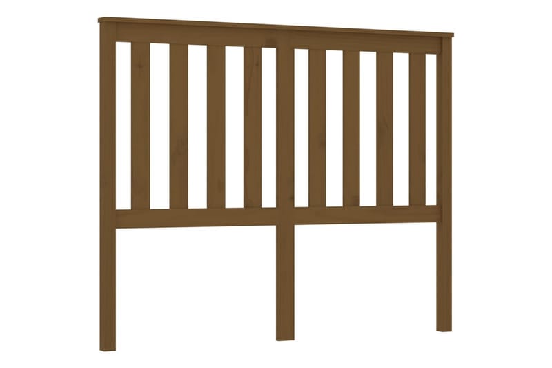Sängynpääty hunajanruskea 146x6x101 cm täysi mänty - Ruskea - Huonekalut - Sänky - Sängyn lisävarusteet & sängynpäädyt - Sängynpääty