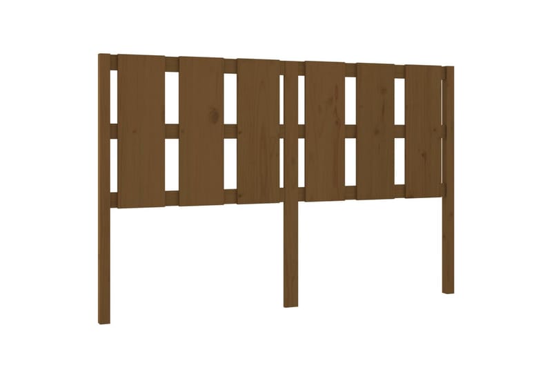 Sängynpääty hunajanruskea 155,5x4x100 cm täysi mänty - Ruskea - Huonekalut - Sänky - Sängyn lisävarusteet & sängynpäädyt - Sängynpääty
