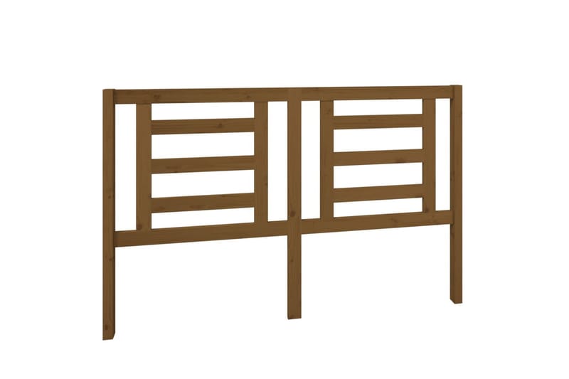 Sängynpääty hunajanruskea 156x4x100 cm täysi mänty - Ruskea - Huonekalut - Sänky - Sängyn lisävarusteet & sängynpäädyt - Sängynpääty