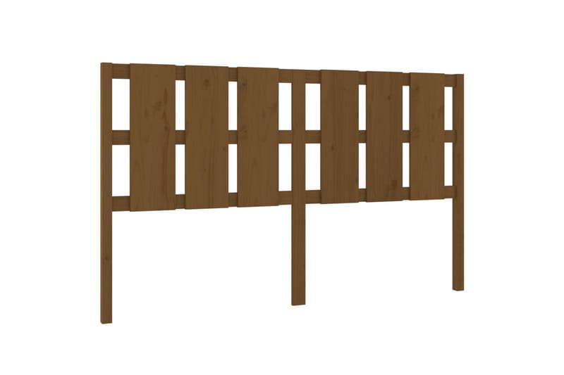 Sängynpääty hunajanruskea 165,5x4x100 cm täysi mänty - Ruskea - Huonekalut - Sänky - Sängyn lisävarusteet & sängynpäädyt - Sängynpääty