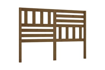 Sängynpääty hunajanruskea 166x4x100 cm täysi mänty - Ruskea - Huonekalut - Sänky - Sängyn lisävarusteet & sängynpäädyt - Sängynpääty
