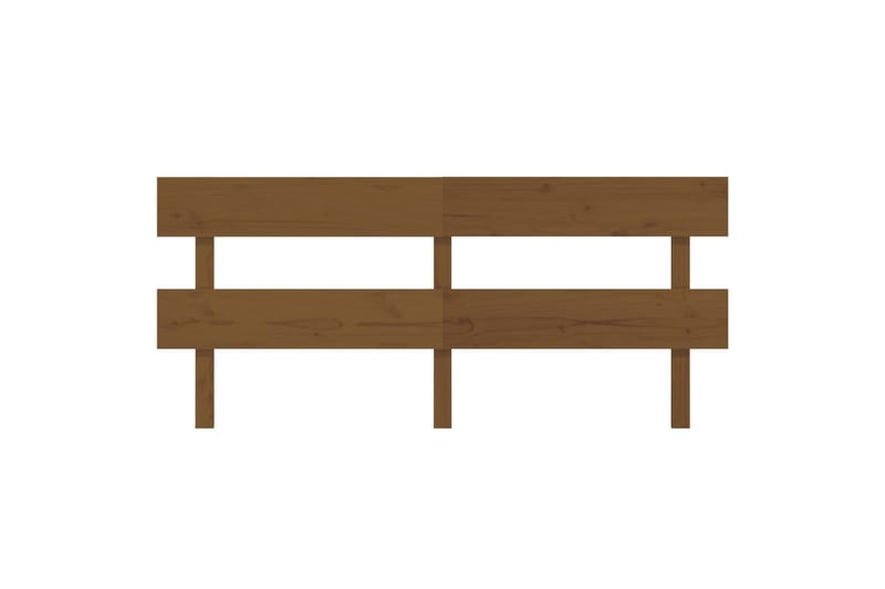 Sängynpääty hunajanruskea 184x3x81 cm täysi mänty - Ruskea - Huonekalut - Sänky - Sängyn lisävarusteet & sängynpäädyt - Sängynpääty