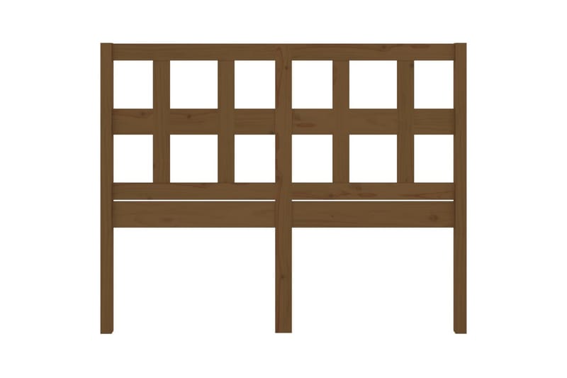 Sängynpääty hunajanruskea 205,5x4x100 cm täysi mänty - Ruskea - Huonekalut - Sänky - Sängyn lisävarusteet & sängynpäädyt - Sängynpääty