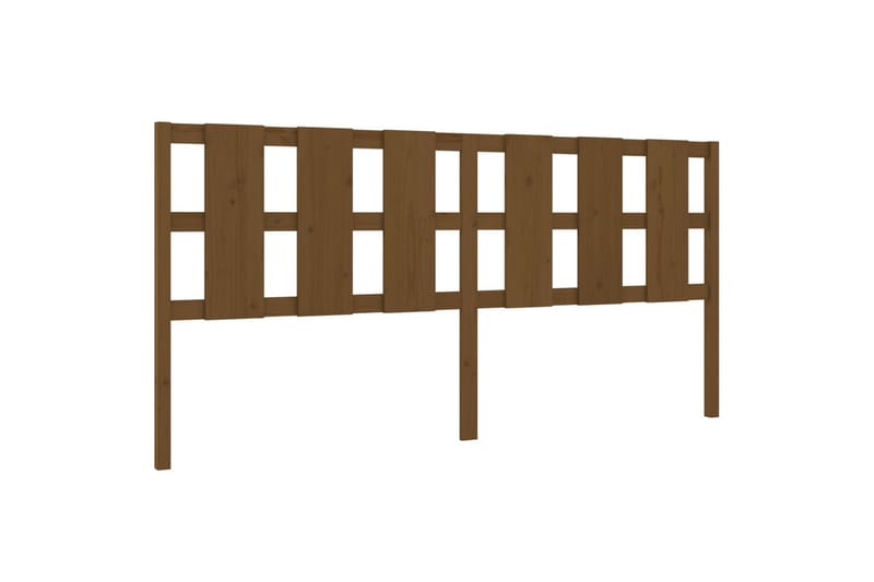 Sängynpääty hunajanruskea 205,5x4x100 cm täysi mänty - Ruskea - Huonekalut - Sänky - Sängyn lisävarusteet & sängynpäädyt - Sängynpääty