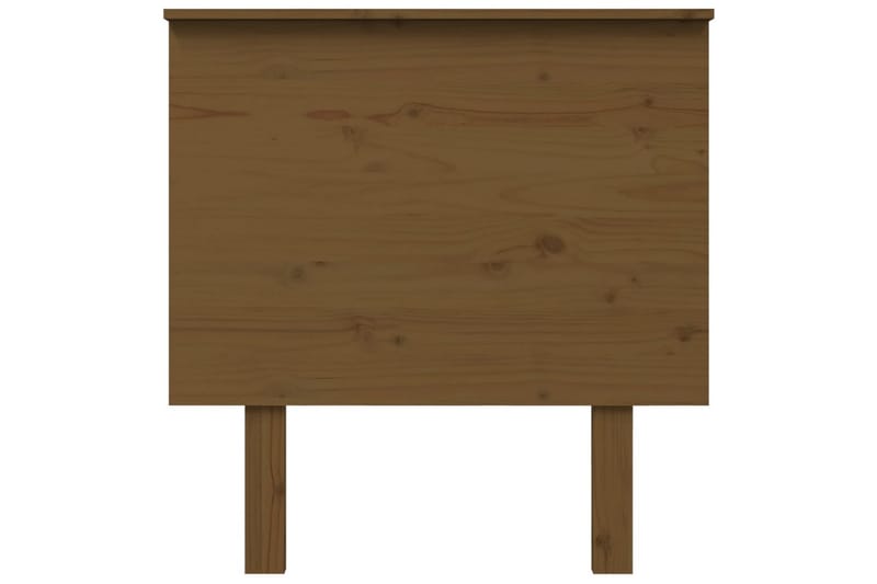 Sängynpääty hunajanruskea 79x6x82,5 cm täysi mänty - Ruskea - Huonekalut - Sänky - Sängyn lisävarusteet & sängynpäädyt - Sängynpääty