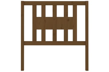 Sängynpääty hunajanruskea 81x4x100 cm täysi mänty - Ruskea - Huonekalut - Sänky - Sängyn lisävarusteet & sängynpäädyt - Sängynpääty