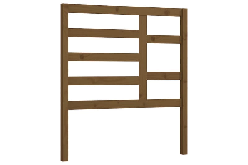 Sängynpääty hunajanruskea 81x4x104 cm täysi mänty - Ruskea - Huonekalut - Sänky - Sängyn lisävarusteet & sängynpäädyt - Sängynpääty