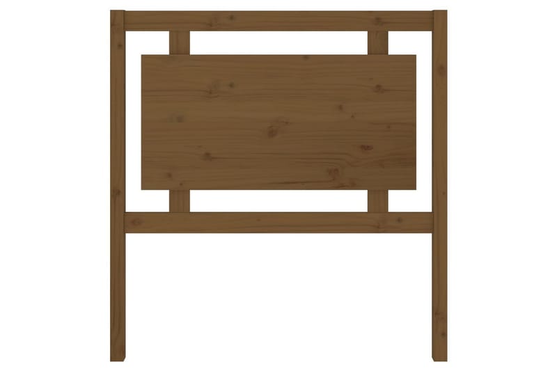 Sängynpääty hunajanruskea 95,5x4x100 cm täysi mänty - Ruskea - Huonekalut - Sänky - Sängyn lisävarusteet & sängynpäädyt - Sängynpääty
