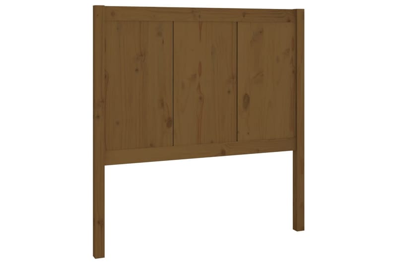 Sängynpääty hunajanruskea 95,5x4x100 cm täysi mänty - Ruskea - Huonekalut - Sänky - Sängyn lisävarusteet & sängynpäädyt - Sängynpääty