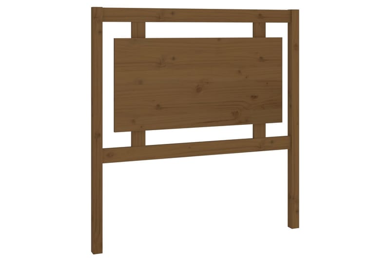 Sängynpääty hunajanruskea 95,5x4x100 cm täysi mänty - Ruskea - Huonekalut - Sänky - Sängyn lisävarusteet & sängynpäädyt - Sängynpääty
