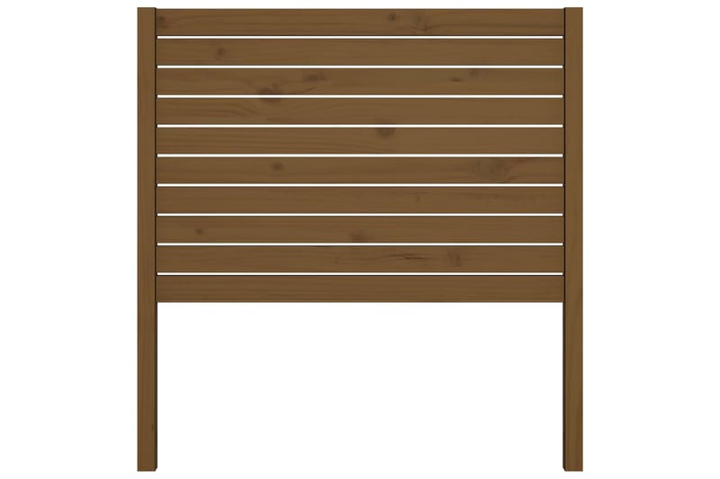 Sängynpääty hunajanruskea 96x4x100 cm täysi mänty - Ruskea - Huonekalut - Sänky - Sängyn lisävarusteet & sängynpäädyt - Sängynpääty