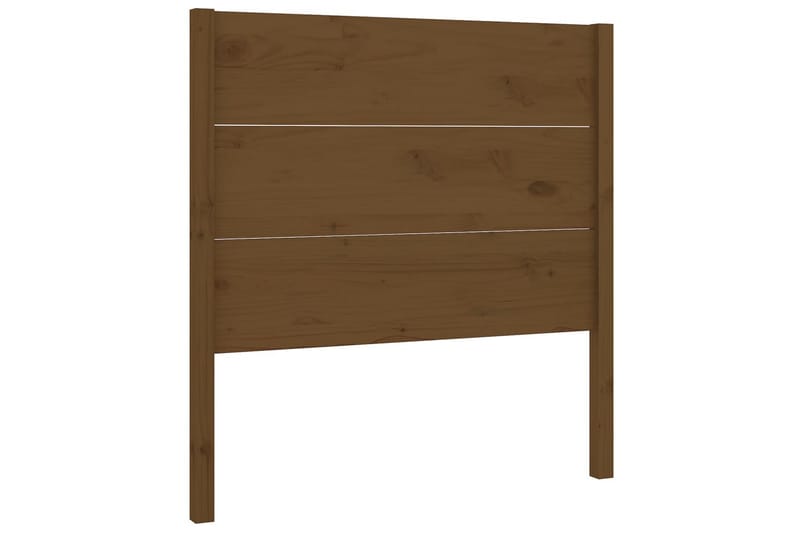 Sängynpääty hunajanruskea 96x4x100 cm täysi mänty - Ruskea - Huonekalut - Sänky - Sängyn lisävarusteet & sängynpäädyt - Sängynpääty