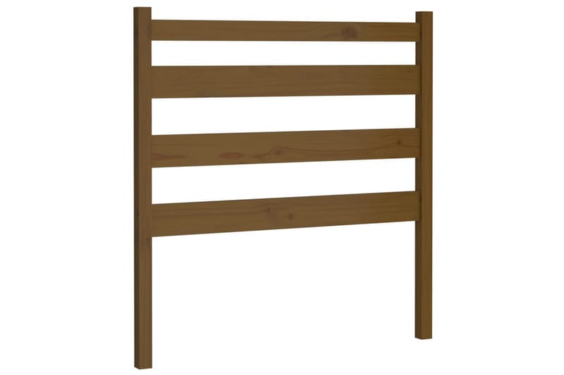 Sängynpääty hunajanruskea 96x4x100 cm täysi mänty - Ruskea - Huonekalut - Sänky - Sängyn lisävarusteet & sängynpäädyt - Sängynpääty