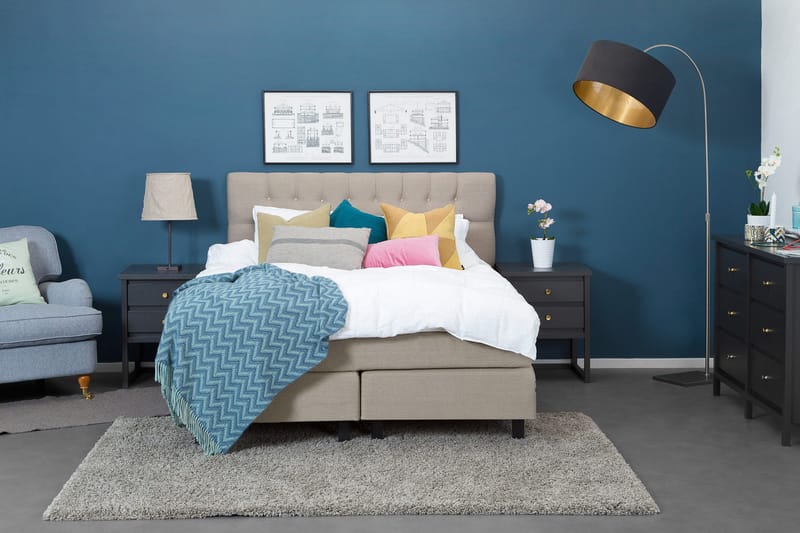 Sängynpääty Idolva 180 cm - Beige - Huonekalut - Sänky - Sängyn lisävarusteet & sängynpäädyt - Sängynpääty