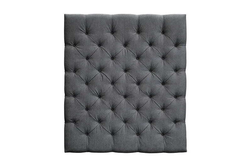 Sängynpääty Joluma 105 cm Napit - Tummanharmaa - Huonekalut - Sänky - Sängyn lisävarusteet & sängynpäädyt - Sängynpääty