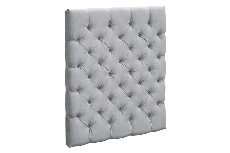 Sängynpääty Joluma 105 cm Napit - Vaaleanharmaa - Huonekalut - Sänky - Sängyn lisävarusteet & sängynpäädyt - Sängynpääty