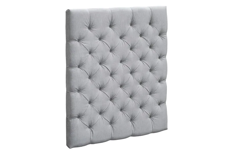 Sängynpääty Joluma 105 cm Napit - Vaaleanharmaa - Huonekalut - Sänky - Sängyn lisävarusteet & sängynpäädyt - Sängynpääty