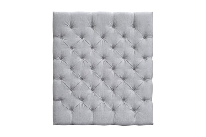 Sängynpääty Joluma 105 cm Napit, Vaaleanharmaa