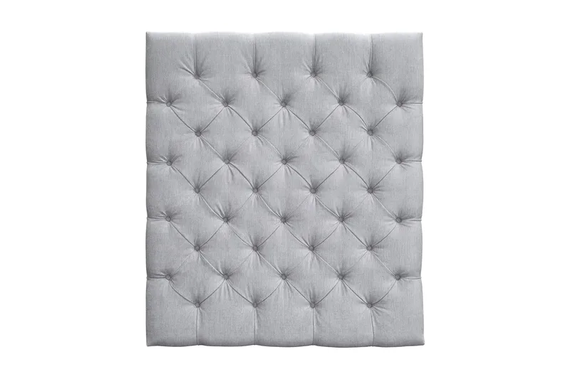 Sängynpääty Joluma 105 cm Napit - Vaaleanharmaa - Huonekalut - Sänky - Sängyn lisävarusteet & sängynpäädyt - Sängynpääty