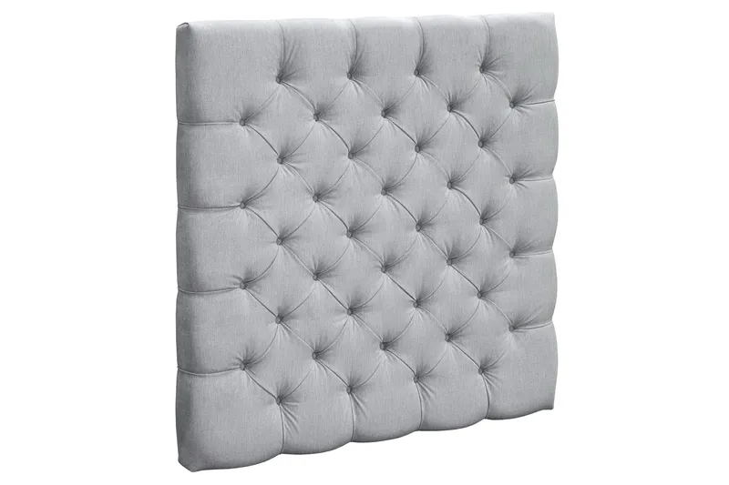 Sängynpääty Joluma 120 cm Napit - Vaaleanharmaa - Huonekalut - Sänky - Sängyn lisävarusteet & sängynpäädyt - Sängynpääty