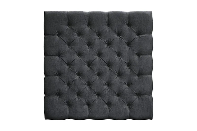 Sängynpääty Joluma 140 cm Napit - Musta - Huonekalut - Sänky - Sängyn lisävarusteet & sängynpäädyt - Sängynpääty