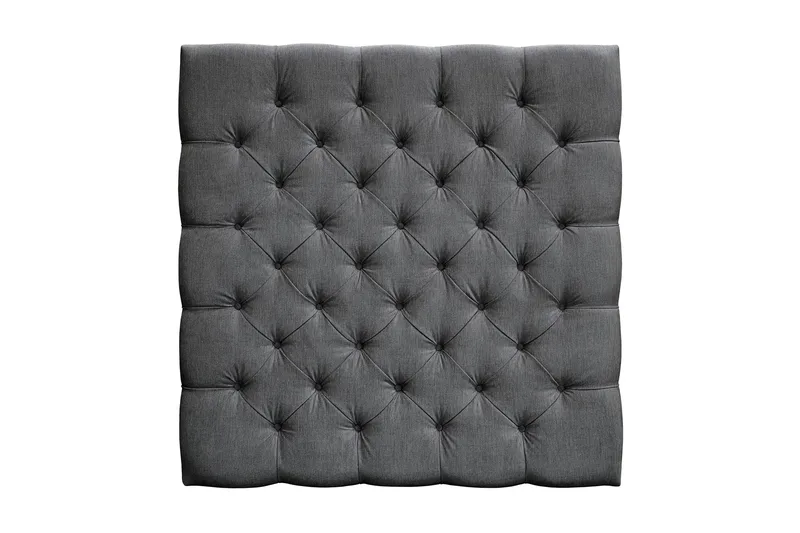 Sängynpääty Joluma 140 cm Napit - Tummanharmaa - Huonekalut - Sänky - Sängyn lisävarusteet & sängynpäädyt - Sängynpääty