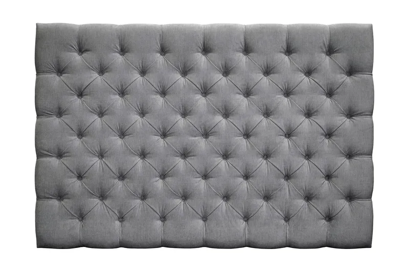 Sängynpääty Joluma 160 cm Napit - Harmaa - Huonekalut - Sänky - Sängyn lisävarusteet & sängynpäädyt - Sängynpääty