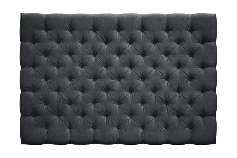 Sängynpääty Joluma 160 cm Napit, Musta