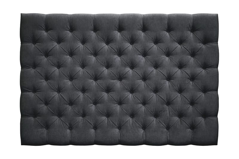 Sängynpääty Joluma 160 cm Napit, Musta