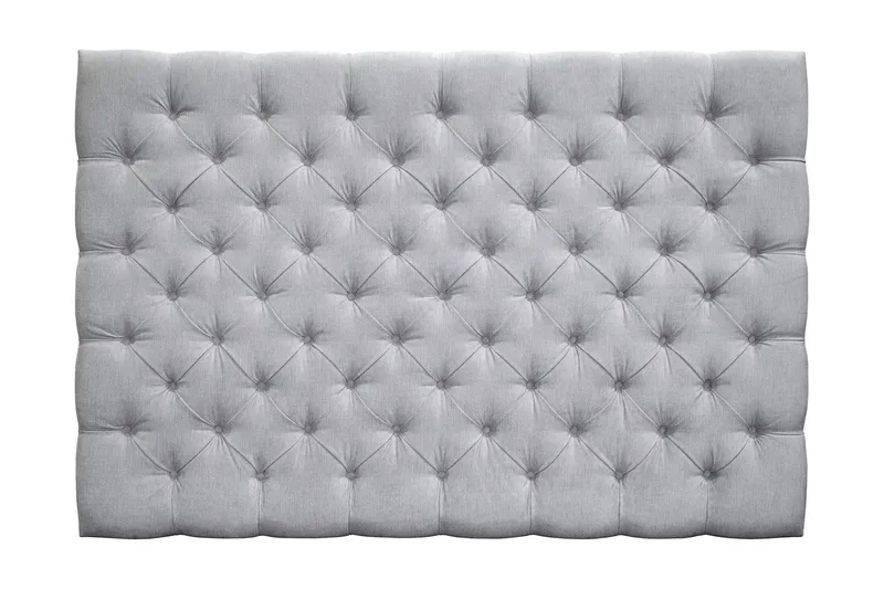 Sängynpääty Joluma 180 cm Napit - Vaaleanharmaa - Huonekalut - Sänky - Sängyn lisävarusteet & sängynpäädyt - Sängynpääty