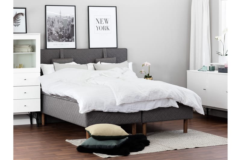 Sängynpääty Kilmer Harmaa - 180 cm - Huonekalut - Sänky - Sängyn lisävarusteet & sängynpäädyt - Sängynpääty