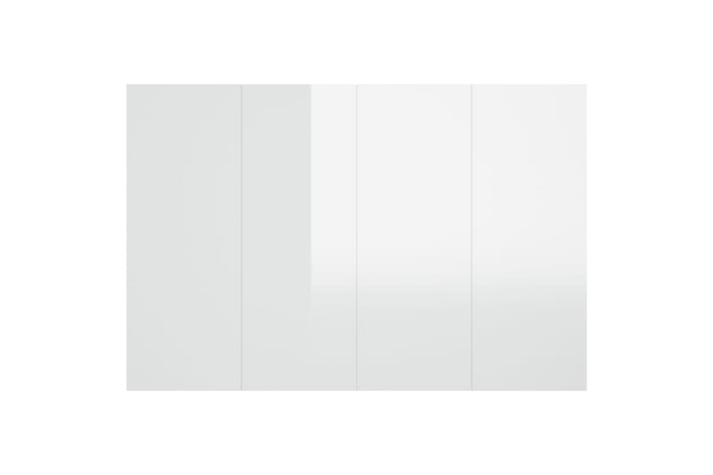 Sängynpääty korkeakiilto valkoinen 120x1,5x80 cm tekninen pu - Valkoinen - Huonekalut - Sänky - Sängyn lisävarusteet & sängynpäädyt - Sängynpääty