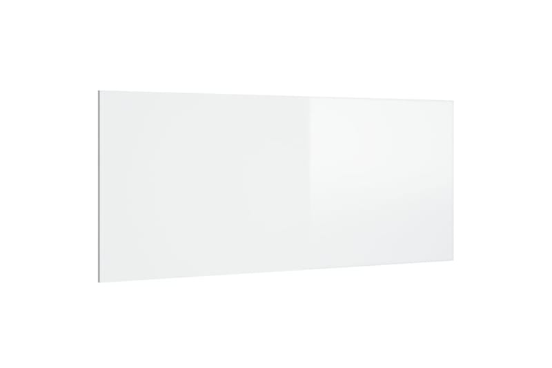 Sängynpääty korkeakiilto valkoinen 200x1,5x80 cm tekninen pu - Valkoinen - Huonekalut - Sänky - Sängyn lisävarusteet & sängynpäädyt - Sängynpääty