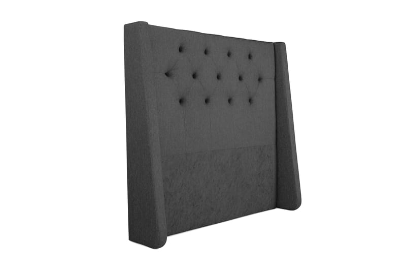 Sängynpääty Langham 140 cm - Tummanharmaa - Huonekalut - Sänky - Sängyn lisävarusteet & sängynpäädyt - Sängynpääty